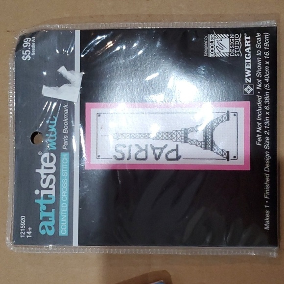 Bucilla Cross stitch trio 2 small kits snap embroidery hoop - Picture 5 of 6